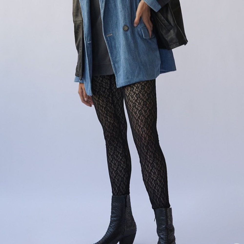 Free People Layered In Lace Leggings